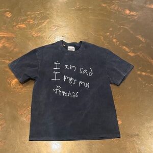 Gallery Dept Blue Short Sleeve Tee Casual Comfort